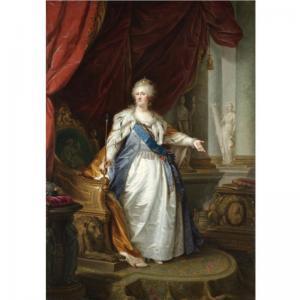 IVAN AFANASEVICH PUSTYNIN 1798-1812,PORTRAIT OF CATHERINE II AFTER THE PORTRAIT BY L,1975,Sotheby's 2007-09-18
