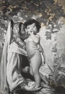 IVAN VÁCLAV MRKVIČKA 1856-1938,Mother and Child,Sotheby's GB 2021-12-15