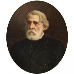 IVAN YAKOVLEVICH POTOLOV 1815-1887,PORTRAIT OF IVAN TURGENEV,Sotheby's GB 2007-09-18