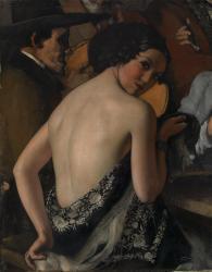 IVANOFF Sergei Petrovich 1893-1983,Draped Nude from Behind,MacDougall's GB 2019-11-25