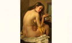 IVANOFF Sergei Petrovich 1893-1983,nude in front of a mirror,1945,MacDougall's GB 2006-05-30