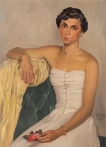 IVANOFF Sergei Petrovich 1893-1983,Portrait,1950,Hindman US 2023-10-20