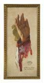 IVANOFF Sergei Petrovich 1893-1983,Study of a raised hand,1944,Cheffins GB 2020-03-11