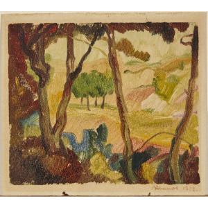 IVANOV Alexander Andreivich,LANDSCAPE VIEW THROUGH TREES (VLASNOST),1839,Waddington's 2015-09-14