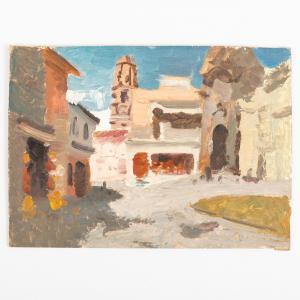 IVANOVICH ODAINIK VADIM 1924-1984,Scorcio di villaggio,Wannenes Art Auctions IT 2023-07-18