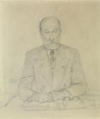 IWANOV Sergi 1882,Portrait d'homme,Tajan FR 2009-05-19