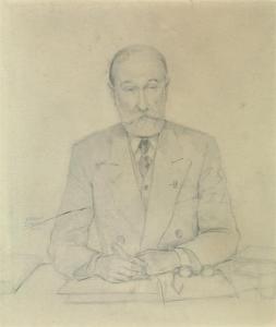 IWANOV Sergi 1882,Portrait d'homme,Tajan FR 2009-05-19