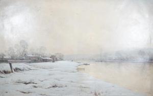 IWILL MARIE JOSEPH LEON 1850-1923,Premières neiges ; matinée de décembre,1885,Ruellan FR 2023-09-02