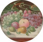 J. GIBBISON,Still life of fruit on a ledge,1883,Bonhams GB 2006-03-07