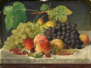J. GIBBISON,Stillleben mit Früchten,1872,Van Ham DE 2014-05-16