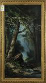 J SCOTT Edward 1863-1926,Forest Scene,1890,Clars Auction Gallery US 2017-01-14