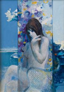 JACCHINI Giuseppe 1909,Nudo di donna seduta,Trionfante IT 2023-12-13