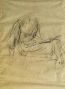 JACKSON Francis Ernest 1872-1945,Study of a seated woman,Rosebery's GB 2018-01-24