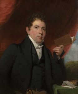 JACKSON John 1778-1831,Portrait of a gentleman at a table and holding a book,Mallams GB 2023-10-18
