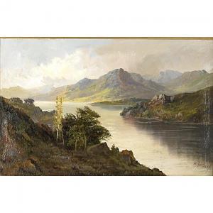 JACKSON MASON 1819-1903,Eagle Cliffs at Pasfile Lake,1876,Rago Arts and Auction Center US 2011-04-08