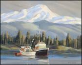 JACKSON Ronald Threlkeld 1902-1992,Fishing Boats,Heffel CA 2007-07-05