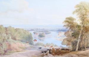 JACKSON Samuel 1794-1869,extensive landscape,Burstow and Hewett GB 2023-01-25