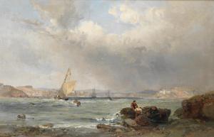 JACKSON Samuel Phillips,Plymouth Sound looking up from the open sea,1854,Bonhams 2022-10-25