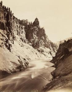 JACKSON William Henry,Grand Canyon of the Yellowstone from the foot of t,Swann Galleries 2024-02-15