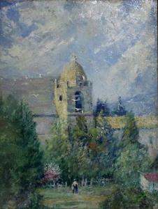 JACOBS Hobart B 1851-1935,Carmel Mission,Clars Auction Gallery US 2020-07-12