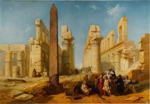 JACOBS Jacob Albrecht M. 1812-1879,The Ruins of Karnak at Thebes,1847,Sotheby's GB 2023-04-25
