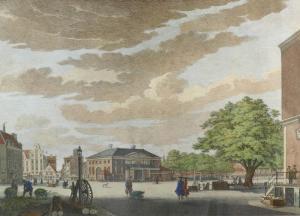 JACOBSZ Caspar Philips,Gezicht van de Boter Markt,1668,Bellmans Fine Art Auctioneers 2017-05-16
