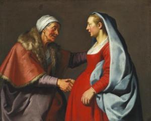 JACOBSZ Lambert,The Visitation. Mary visiting her cousin Elisabeth,Bruun Rasmussen 2019-11-26