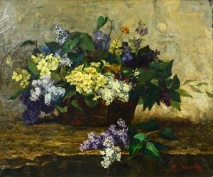 JACQUELIN Marguerite 1800-1900,Bouquet de fleurs,De Maigret FR 2020-06-16