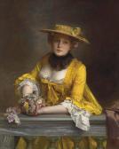 JACQUET Gustave Jean 1846-1909,The Yellow Dress,Christie's GB 2011-06-15