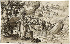 JAKOB NUSCHELER Hans 1583-1654,Die Apostel Peter und Andreas am See,Galerie Bassenge DE 2009-11-26