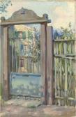 JAKUNCIKOVA Maria Vasil'evna 1870-1902,A gate in Meudon,1894/5,Christie's GB 2005-11-30