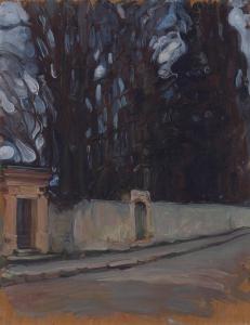 JAKUNCIKOVA Maria Vasil'evna 1870-1902,Alley in Meudon,1895,Christie's GB 2013-11-25