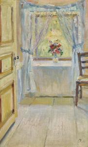 JAKUNCIKOVA Maria Vasil'evna 1870-1902,Flowers by the Window,1895,Sotheby's GB 2021-06-08