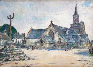 JAMAR Armand 1870-1946,Église en Bretagne,1925,Horta BE 2019-06-17