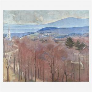 JAMES Alexander 1890-1946,The Valley in Winter,1940,Freeman US 2020-12-08