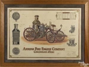 JAMES FANNING AND FRANK ELDER,Double Ahrens fire engine,1897,Pook & Pook US 2015-10-03