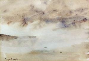 JAMES Francis Edward 1849-1920,Mists at Sea,Canterbury Auction GB 2016-04-12