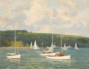 JAMESON Frank 1899-1968,Estuary scene with boats,Dreweatt-Neate GB 2012-07-04