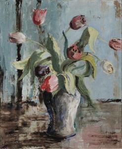 JAMESON Joan 1892-1953,TULIPS IN A VASE,De Veres Art Auctions IE 2023-11-21