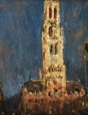 JAMIESON Alexander 1873-1937,Bruges Cathedral,Tennant's GB 2020-11-14