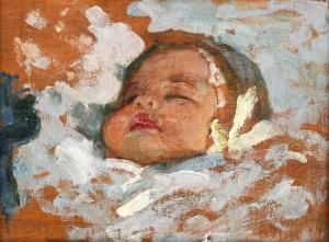 JAMIESON Alexander 1873-1937,Study of a child's head - Portrait of Catherine,Tennant's GB 2023-03-18