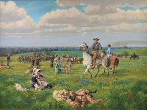 JAMISON lee 1957,Sam Houston Counting the Troops,1999,Simpson Galleries US 2020-09-20