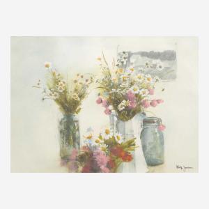 JAMISON Philip 1929,Flowers with Drawing,Freeman US 2022-12-06