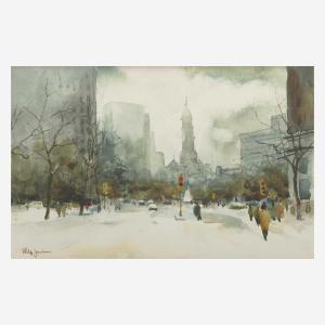 JAMISON PHILIP 1925,Philadelphia in Winter; together with a companion,Freeman US 2021-12-07