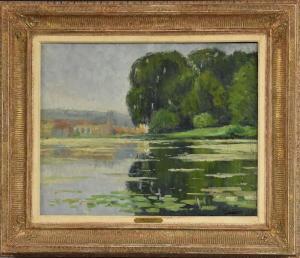 JAMOTTE Victor 1800-1900,Village Reflections,Bamfords Auctioneers and Valuers GB 2019-01-23