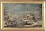 Jan Brueghel I detto dei Velluti # Joos De Momper il Giovane,Paesaggio invernale co,Cambi 2023-11-30