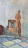 Jan Rauchwarger 1942,Nude,1979,Montefiore IL 2019-05-16