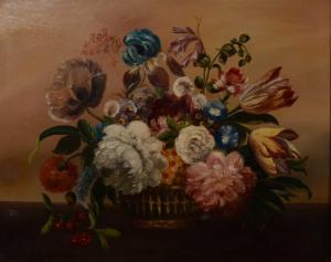 jan,Still life of flowers,Gilding's GB 2022-03-01