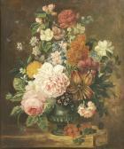 jan,Still life of flowers in a vase,Gilding's GB 2021-08-01