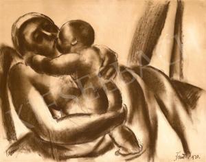 JANDI David 1893-1944,Motherly Love,1933,Kieselbach HU 2023-12-17